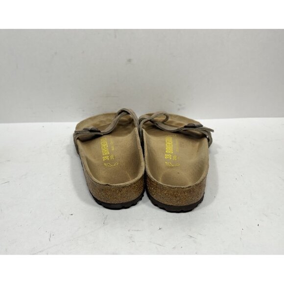 Birkenstock Piazza Sandal Women’s Size 7 / 38 Brown Tan Flip Flops Slides - Picture 4 of 7